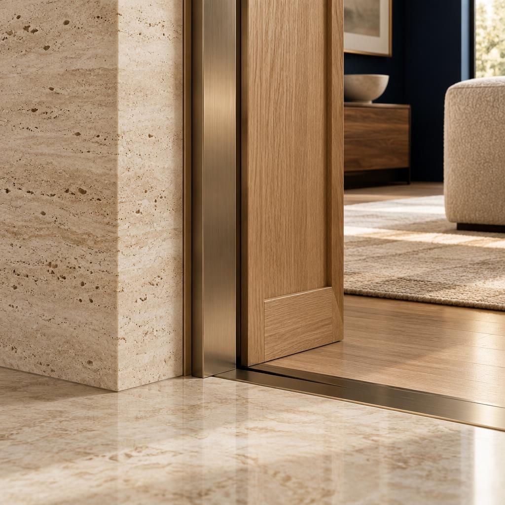 Detailed stone, wood, and metal finishes